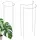  Suporturi metalice pentru flori si plante 2 buc 90 cm - Cleme de sustinere verzi