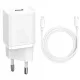  Încărcător de perete Baseus USB-C 20W + cablu de încărcare rapidă iPhone Lightning