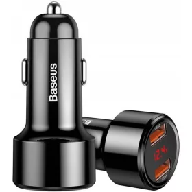    ÎNCĂRCĂTOR RAPID AUTO BASEUS 6A 2x USB PUTERNIC 45W PENTRU ABRICHETĂ LED