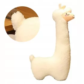    MASCOTA PUFOSĂ MOALE DE ALPACA JUCĂRIE DE PLUS LAMA MARE L 130cm