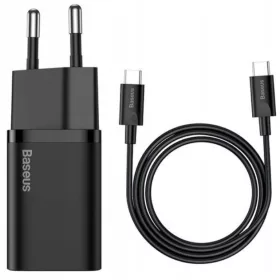    Incarcator de retea rapid Baseus 25W 3A USB Tip C - USB Tip C 3A cablu 1m