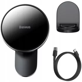    Suport magnetic Baseus cu încărcare inductivă pentru un grătar sau o placă