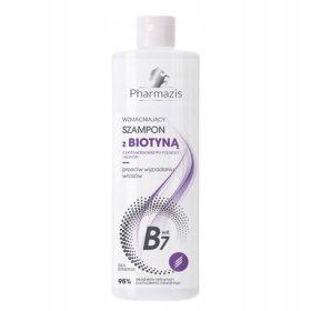   Șampon Fortifiant cu Biotină și Extracte de Coada-calului și Cânepă - PHARMAZIS - 400ml