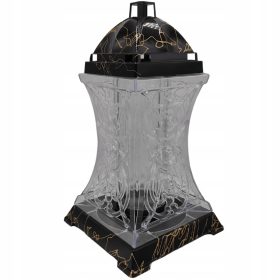  Lumanare Grave Lantern Square PGCZ Negru 34 cm Mare