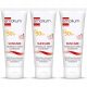 Emolium Suncare SPF 50+ Crema de Soare pentru Protecție Înaltă, UVB UVA IR, 3x50ml