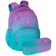 Rucsac Școlar CoolPack Gradient Blue Blueberry pentru Clasele 4-8, cu Compartiment Laptop și Penar