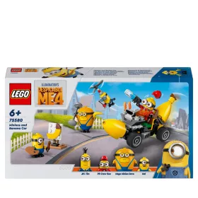  LEGO 75580 Minions - Minionii și Căruciorul cu Banane