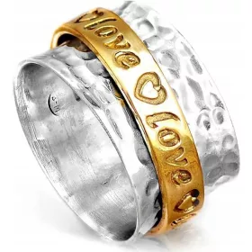    Trend Finger Ring Anti Stres Fidget Spinner Anxiety Rings Vintage