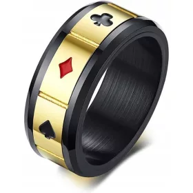    8 mm Spinner din oțel inoxidabil Spinner Spinner Inel Culoare neagră Lucky
