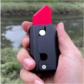    Cuțit fidget din metal imprimat 3D, cuțit mic pentru morcovi 4,6*1,7