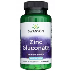 Supliment Alimentar Cynk 30 mg, Zinc Gluconate, 250 Tablete