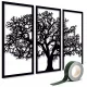 Tablou Decorativ XXL în Formă Ajour 120 cm pentru Living și Bucătărie