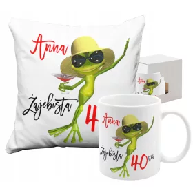    SET DE CANI CADOU DE PERNE PENTRU A 40-A ANIVERSARE CU NUMELE ŻAJEBISTA 40