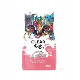  Clear Cat Blanco Baby Pudră așternut bentonit 20l