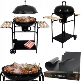    GRATAR CARBUNE DE GRADINA RAFTURI INCHISE GRATAR SUSUMIERA + 4x MAT BBQ 1003