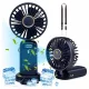  Mini ventilator Bedee, MANUAL, albastru