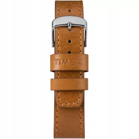  Curea de ceas din piele maro Timex originală de 20 mm