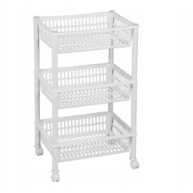  Raft baie Plast-Team Jumbo Eco 68,5x39,4x29 cm alb