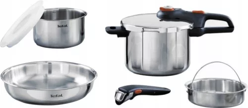 Oală sub presiune Tefal Ingenio Emotion P2580708 6 L cu set