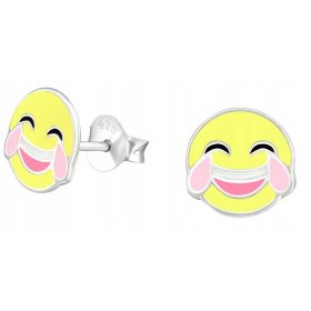    Cercei din argint 925 pentru fete, LACRIMINI DE BUCURIE EMOJI EMOTION