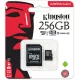 CARD DE MEMORIE KINGSTON 256 GB MICRO SD CLASA 10 CU ADAPTATOR SD