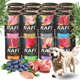  Rafi mancare umeda curcan 0,4 kg