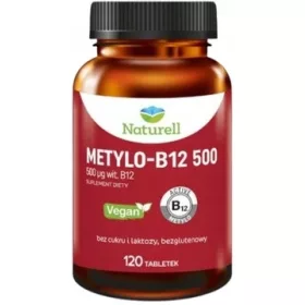   Supliment alimentar Naturell Metylo-B12 Metylocobalamină, 120 tablete