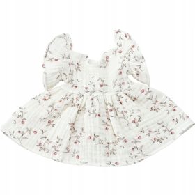    Rochie cu volane pentru papusi Miniland 38, Minikane 34, model mere