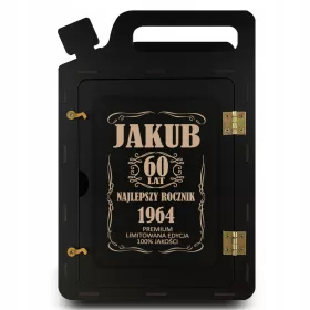    BAREK CANISTER CEL MAI BUN CADOU DE ANIVERSARE 1964 60 DE ANI + NUME 3D