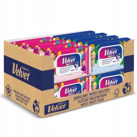   Papier Igienic Umed Velvet Junior cu 48 de Foi - Confort și Igienă pentru Copii