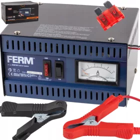  REDRESSOR INCARCATOR BATERIE 6V 12V, AMPERmetru, FERM