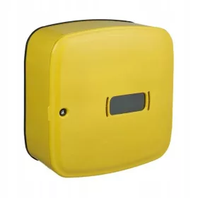   Dulap de gaz din polipropilenă galbenă WEBA 06-30-0570-21, 600 × 600 × 250 mm