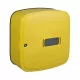 Dulap de gaz din polipropilenă galbenă WEBA 06-30-0570-21, 600 × 600 × 250 mm