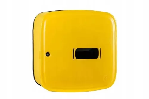 Dulap de gaz din polipropilenă galbenă WEBA 06-30-0570-21, 600 × 600 × 250 mm
