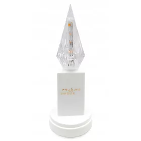   Înlocuitor LED pentru Lumânări, Negru, 16 cm, cu Baterii Incluse