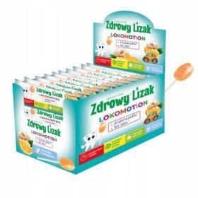    Acadea Sanatoasa pentru Copii LOKOMOTION Aroma de Portocala Fara Zahăr 40 buc.