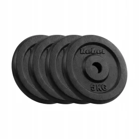  Set greutati fonta 4x5kg 20kg gaura 31mm placa clasic REBEL