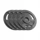 Set de greutăți din fontă 4x1,25kg 6kg gaură 31mm placă cu mânere REBEL