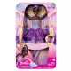  Barbie Balerina Magică Luminoasă cu Fustă Mov HLC26
