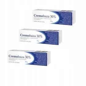   Set de Crema Cremobaza 30% cu Uree, Pentru Piele Uscată, 3x30g