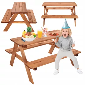    Banca de picnic masa exterioara masa de gradina cu banca copii 1-5 ani ECO