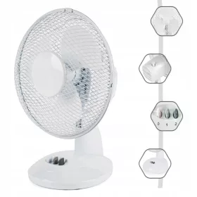    Ventilator de masă Hoist Group FAN DESK FAN 9" 23cm alb