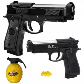  Armă cu bile metalice imitație Beretta C19 ASG