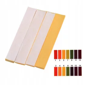    80 benzi de pH Hârtie de turnesol universală, cu gamă completă, indicator pt