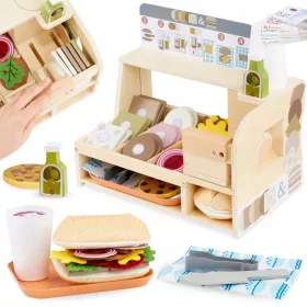  Sandwich bar din lemn - restaurant - din Mamabrum