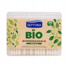  SEPTON muguri de bumbac biodegradabil, 200 buc.
