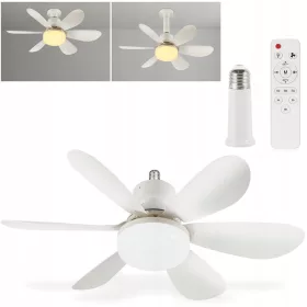    VENTILATOR DE TAVAN, VENTILATOR, VENTILATOR DE TAVAN, LAMPA LED 52 CM CU TELECOMANDA