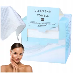    Prosoape de unica folosinta pentru stergerea fetelor, servetele cosmetice, 50 bucati