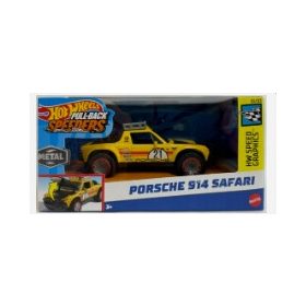    Vehicul cu tragere Hot Wheels Porsche 914 Safari se întoarce