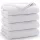Set de 4 prosoape albe din bumbac Eurofirany 70 × 140 cm